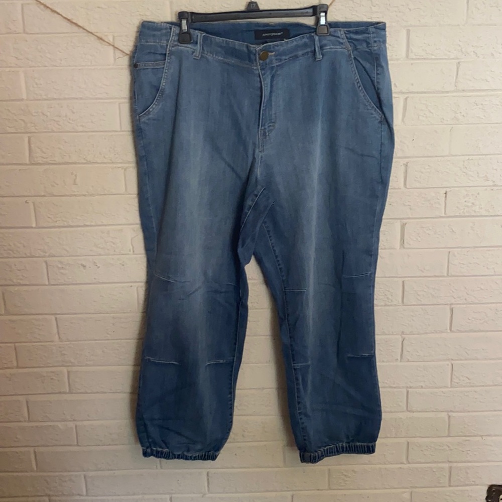 Never worn nwot Ashley Stewart crop jeans size 20